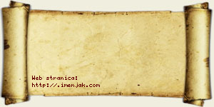 Jakov Stranjaković vizit kartica